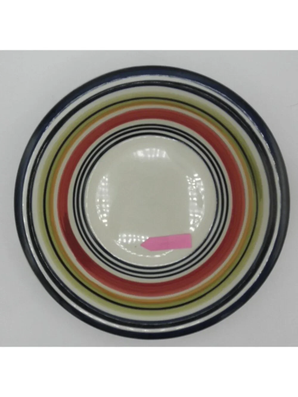 Multi Stripe by Pier 1 Bowl Set of 5 Pattern PERMUS Lot B GLAZE FLAWS